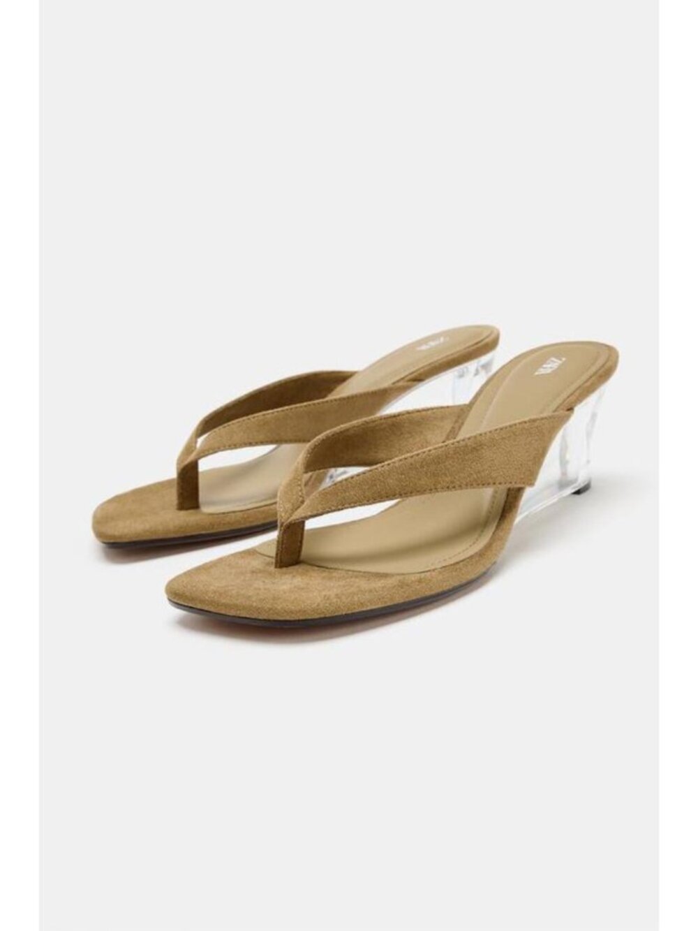 ZARA CLEAR WEDGE SANDALS 2303/810/107